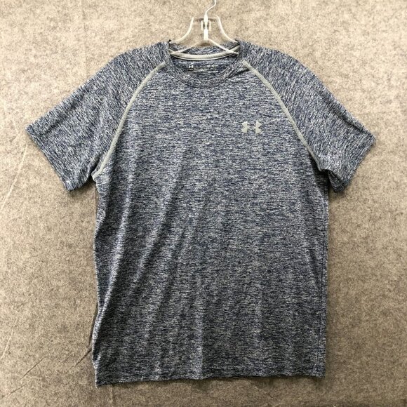Under Armour HeatGear T Shirt Mens S Loose Short Sleeve Active Crewneck Workout - Picture 1 of 8